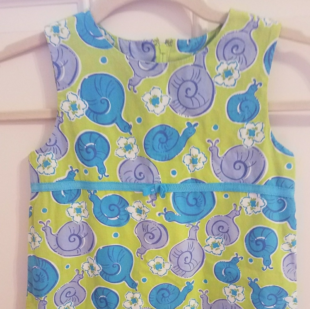 Lilly pulitzer for girls size 5 nwot snail time